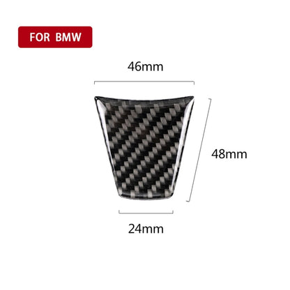 ขนาดใหญ่รุ่นคาร์บอนไฟเบอร์รถพวงมาลัยสติกเกอร์ตกแต่งสำหรับ BMW E90 2005-2012, Steering Wheel