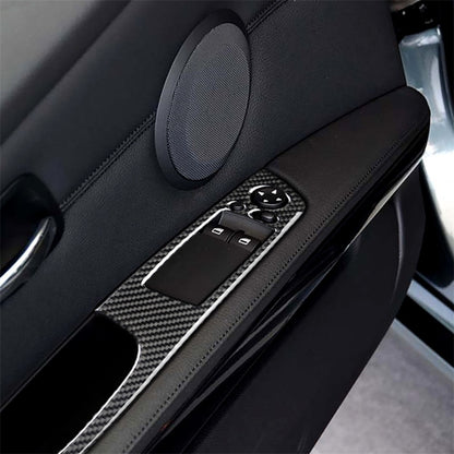 2 ชิ้นคาร์บอนไฟเบอร์รถซ้ายขับรถยกแผงสติกเกอร์ตกแต่งสำหรับ BMW E92 20052012, เส้นผ่านศูนย์กลาง: 40.4 ซม., Diameter: 40.4cm