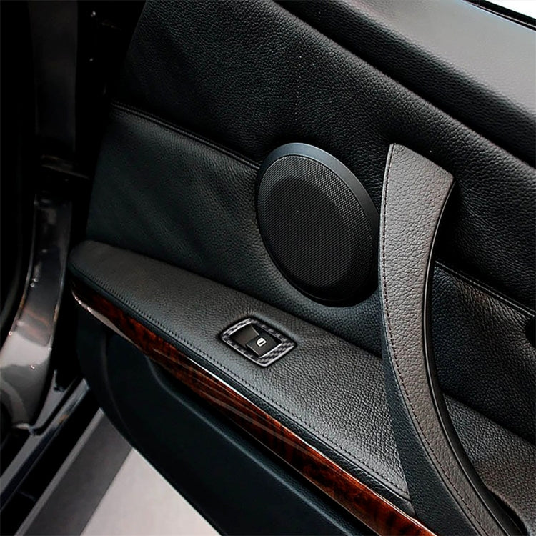 2 ชิ้นคาร์บอนไฟเบอร์รถซ้ายขับรถยกแผงสติกเกอร์ตกแต่งสำหรับ BMW E92 20052012, เส้นผ่านศูนย์กลาง: 40.4 ซม., Diameter: 40.4cm