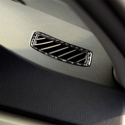 สามสีคาร์บอนไฟเบอร์รถซ้ายเครื่องมือขับขี่ Air Outlet สติกเกอร์ตกแต่งสำหรับ BMW E90 2005-2012, Left Instrument Air Outlet(Three Color), Left Instrument Air Outlet