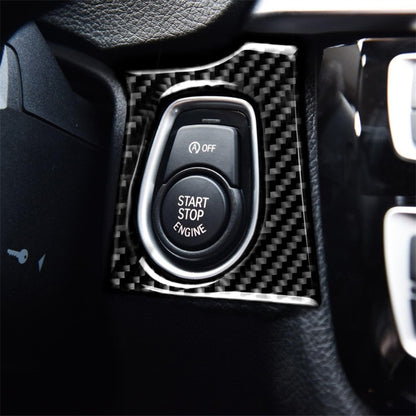 สามสีคาร์บอนไฟเบอร์รถรูกุญแจสติกเกอร์ตกแต่งสำหรับ BMW F30 2013-2018 / F34 2013-2017, เหมาะสำหรับขับรถด้านซ้าย, Key Hole(Three Color), Key Hole