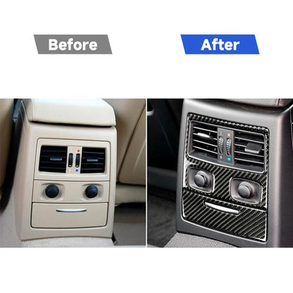 คาร์บอนไฟเบอร์รถด้านหลัง Air Vent รวมตกแต่งสติกเกอร์สำหรับ BMW E90/E92 2005-2012, Rear Air Vent Combination with Hole, Rear Air Vent Combination