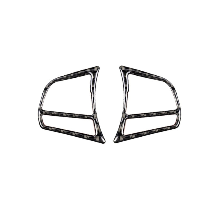 คาร์บอนไฟเบอร์รถพวงมาลัยกรอบกุญแจสติกเกอร์ตกแต่งสำหรับ BMW F20 2012-2018 / F21 2014-2018 / F30 / F34 2013-2018 / F32 2013-2018, Steering Wheel Key Frame, Steering Wheel Key Frame(Three Color)