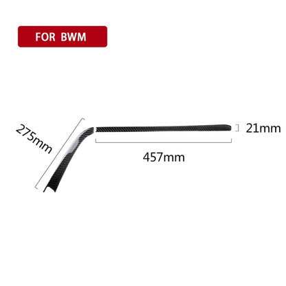 คาร์บอนไฟเบอร์รถ Copilot Central Control ตกแต่งสติกเกอร์สำหรับ BMW F30 2013-2018/F34 2013-2018, เหมาะสำหรับขับรถด้านซ้าย, Copilot Central Control