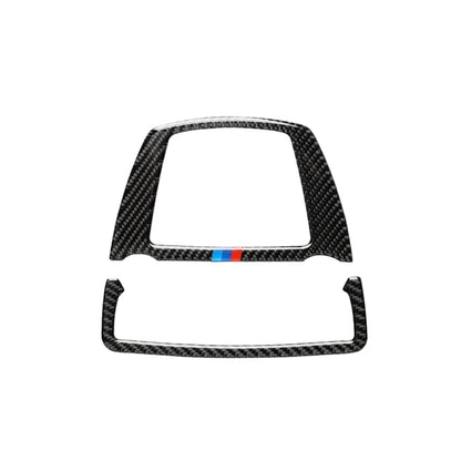 สามสีคาร์บอนไฟเบอร์รถโคมไฟอ่านหนังสือแผงสติกเกอร์ตกแต่งสำหรับ BMW ซีรีส์ 5 F10 2011-2017 / F07 2010-2017 / F25 X3 F26 X4 2011-2017, Reading Lamp Panel(Three Color), Reading Lamp Panel