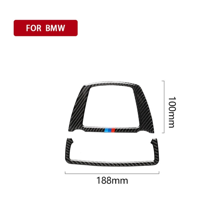สามสีคาร์บอนไฟเบอร์รถโคมไฟอ่านหนังสือแผงสติกเกอร์ตกแต่งสำหรับ BMW ซีรีส์ 5 F10 2011-2017 / F07 2010-2017 / F25 X3 F26 X4 2011-2017, Reading Lamp Panel(Three Color), Reading Lamp Panel