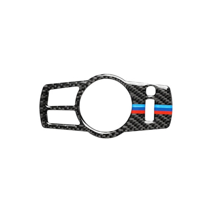 สวิตช์ไฟหน้ารถคาร์บอนไฟเบอร์สามสีสติ๊กเกอร์ตกแต่งสำหรับ BMW ซีรีส์ 5 F01 / F10 / F07 / F25 / F26 เหมาะสำหรับการขับขี่ทางซ้าย, Headlight Switch(Three Color), Headlight Switch