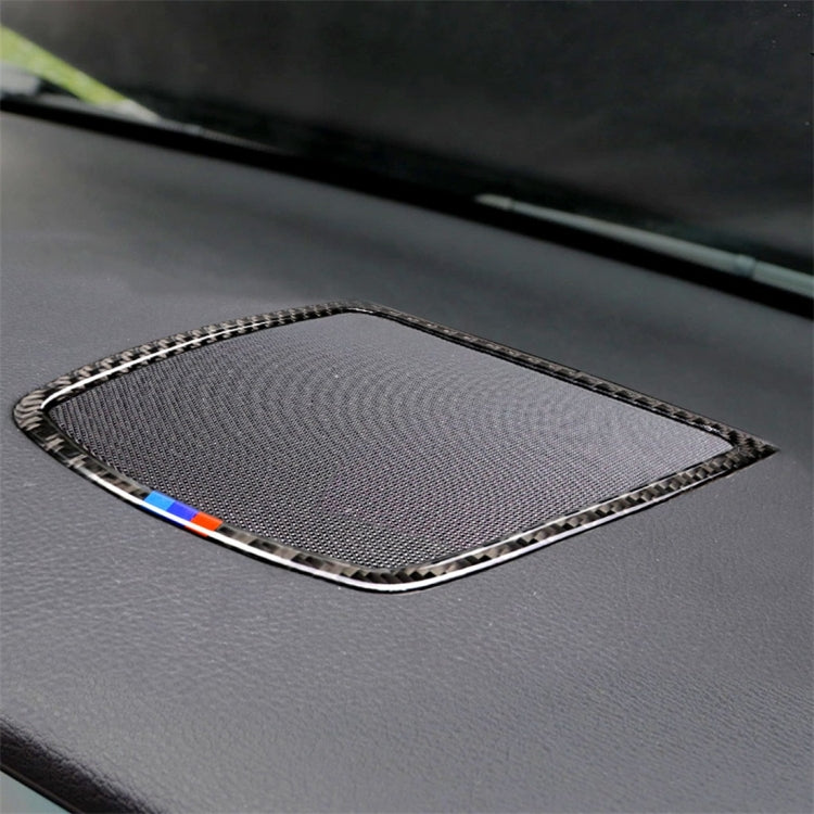 คาร์บอนไฟเบอร์รถเครื่องดนตรีแตรใหญ่กรอบสติกเกอร์ตกแต่งสำหรับ BMW 5 Series GT F07 2010-2016, Instrument Big Horn Frame(Three Color), Instrument Big Horn Frame