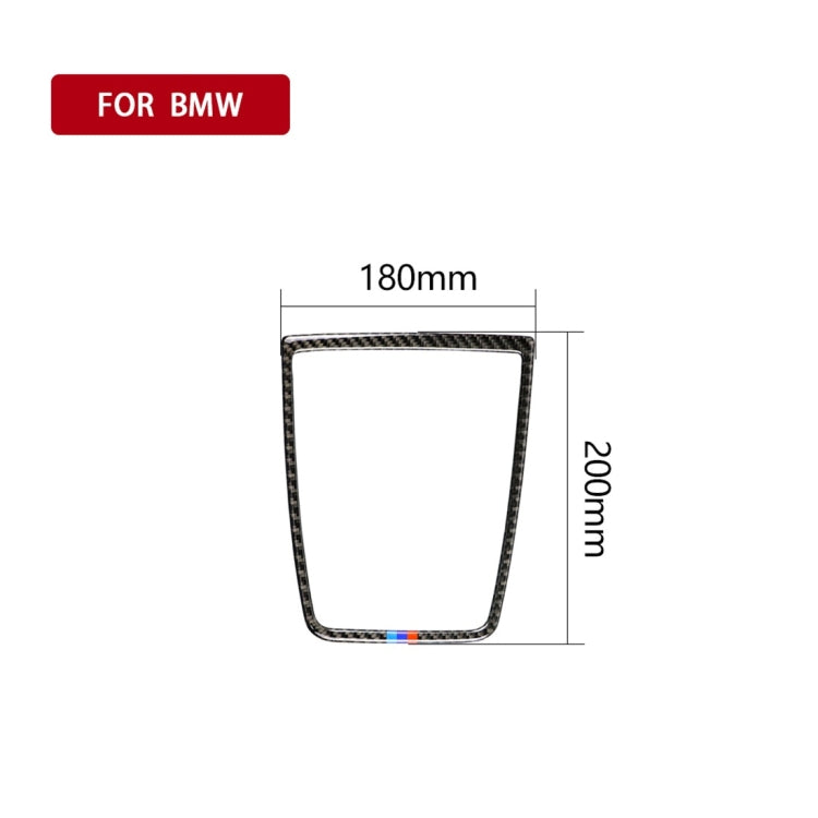 คาร์บอนไฟเบอร์รถเครื่องดนตรีแตรใหญ่กรอบสติกเกอร์ตกแต่งสำหรับ BMW 5 Series GT F07 2010-2016, Instrument Big Horn Frame(Three Color), Instrument Big Horn Frame