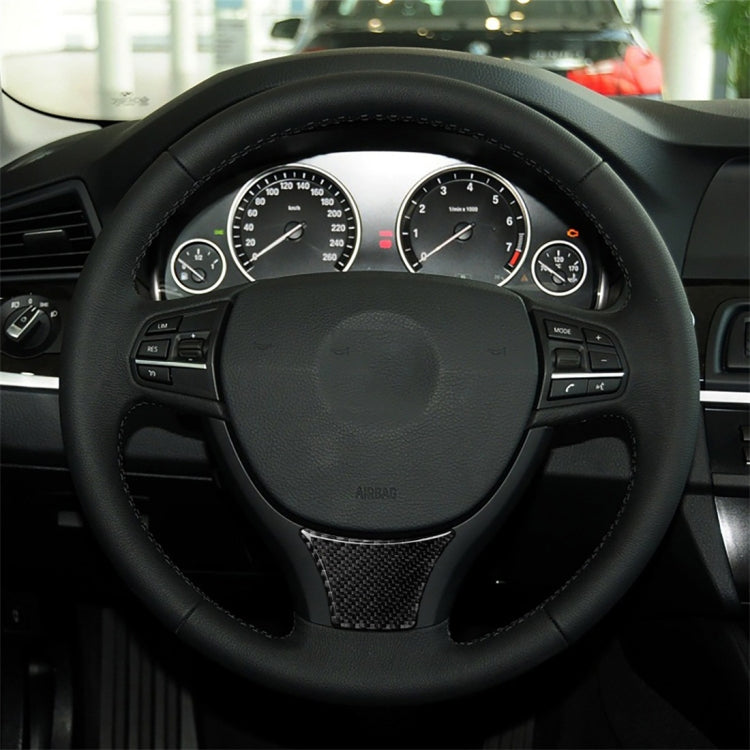 B Edition สามสีคาร์บอนไฟเบอร์รถขนาดใหญ่พวงมาลัยสติกเกอร์ตกแต่งสำหรับ BMW 5 Series F10 F18 2011-2017, Large Steering Wheel(Three Color), Large Steering Wheel(Yellow Red), Large Steering Wheel