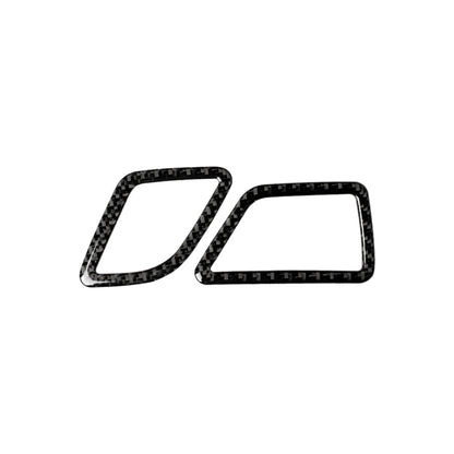 คาร์บอนไฟเบอร์รถ Air Outlet ตกแต่งสติกเกอร์สำหรับ BMW 5 Series F10 2011-2017, เหมาะสำหรับขับรถด้านซ้าย, Instrument Air Outlet