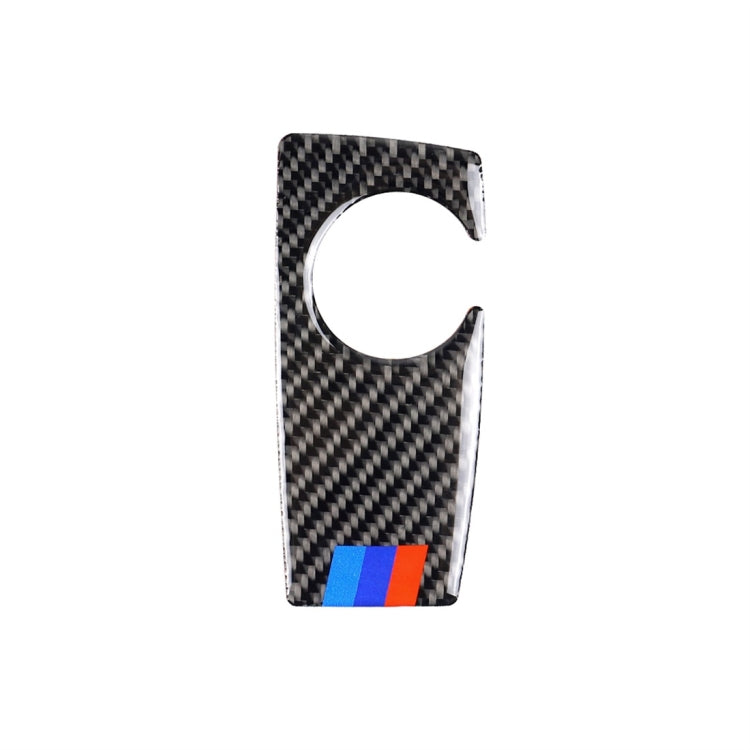 คาร์บอนไฟเบอร์รถ Handbrake ด้านล่างแผงสติกเกอร์ตกแต่งสำหรับ BMW 5 Series F07 F10 F25 F26 / GT X3 X4 2009-2016, เหมาะสำหรับขับรถด้านซ้าย, Handbrake Below Panel(Three Color), Handbrake Below Panel
