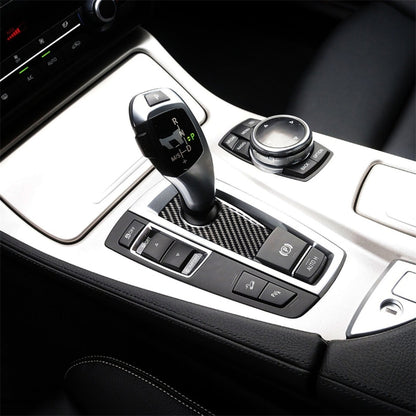 คาร์บอนไฟเบอร์รถ Handbrake ด้านล่างแผงสติกเกอร์ตกแต่งสำหรับ BMW 5 Series F07 F10 F25 F26 / GT X3 X4 2009-2016, เหมาะสำหรับขับรถด้านซ้าย, Handbrake Below Panel(Three Color), Handbrake Below Panel