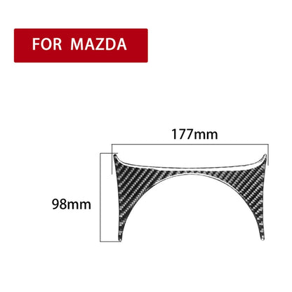 คาร์บอนไฟเบอร์ตำแหน่งเกียร์คอนโซลด้านบนตกแต่งสติกเกอร์สำหรับ Mazda RX8 2004-2008, ซ้ายและขวา Universal, Gear Position Console Upper