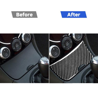 คาร์บอนไฟเบอร์กล่องเก็บแผงตกแต่งสติกเกอร์สำหรับ MAZDA RX8 2004-2008,ซ้ายและขวา Universal, Storage Box Panel