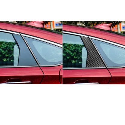 6 ใน 1 คาร์บอนไฟเบอร์ B-pillar ตกแต่งสติกเกอร์สำหรับ Honda 10th Generation Accord 2018-2021, ซ้ายและขวาไดรฟ์ Universal, B-pillar