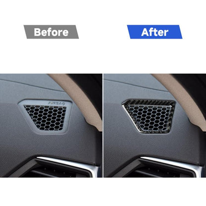 คาร์บอนไฟเบอร์เครื่องมือ Air Outlet ตกแต่งสติกเกอร์สำหรับ BMW 3 Series G20/G28/325Li/330d /335 2019-2020, ไดรฟ์ขวา, Instrument Air Outlet