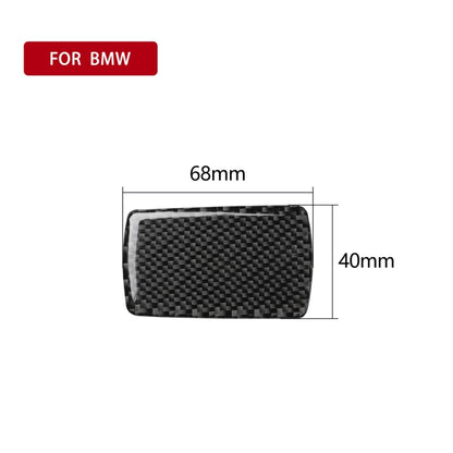 รถคาร์บอนไฟเบอร์กล่องเก็บสติกเกอร์ตกแต่งสำหรับ BMW 3 Series G20/G28/325Li/330d/335 2019-2020,ไดรฟ์ซ้าย, Storage Box Handle, Left Drive