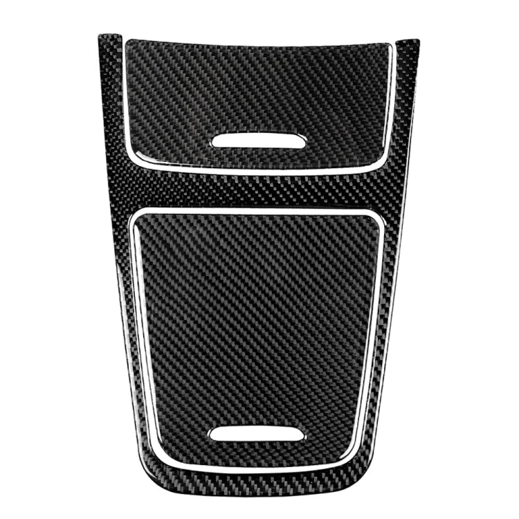 รถคาร์บอนไฟเบอร์สีทึบแผงควบคุมกลางสติกเกอร์ตกแต่งสำหรับ Mercedes-Benz A Class 2013-2018/CLA 2013-2017/GLA 2013-2017, ซ้ายและขวาไดรฟ์ Universal, Solid Color Central Control Panel