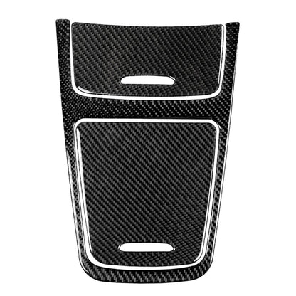 รถคาร์บอนไฟเบอร์สีทึบแผงควบคุมกลางสติกเกอร์ตกแต่งสำหรับ Mercedes-Benz A Class 2013-2018/CLA 2013-2017/GLA 2013-2017, ซ้ายและขวาไดรฟ์ Universal, Solid Color Central Control Panel