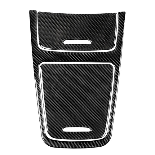 รถคาร์บอนไฟเบอร์สีทึบแผงควบคุมกลางสติกเกอร์ตกแต่งสำหรับ Mercedes-Benz A Class 2013-2018/CLA 2013-2017/GLA 2013-2017, ซ้ายและขวาไดรฟ์ Universal, Solid Color Central Control Panel