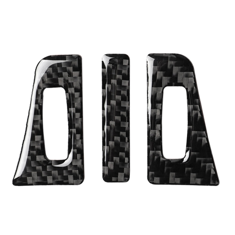 3 ใน 1 รถคาร์บอนไฟเบอร์ Air Outlet สติกเกอร์ตกแต่งสำหรับ Lexus NX200 / 200 T / 300 H 2014-2021,ซ้ายและขวาไดรฟ์ Universal, Air Outlet