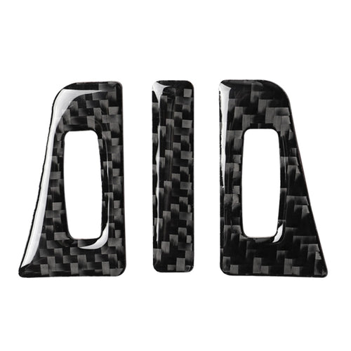 3 ใน 1 รถคาร์บอนไฟเบอร์ Air Outlet สติกเกอร์ตกแต่งสำหรับ Lexus NX200 / 200 T / 300 H 2014-2021,ซ้ายและขวาไดรฟ์ Universal, Air Outlet