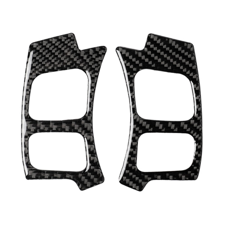 คาร์บอนไฟเบอร์รถยนต์พวงมาลัยปุ่มสติกเกอร์ตกแต่งสำหรับLexus NX200 / 200T / 300H 2014-2021,ซ้ายและขวาไดรฟ์Universal, Steering Wheel Button