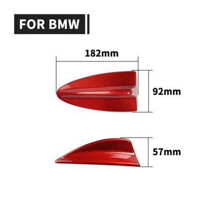 รถคาร์บอนไฟเบอร์เสาอากาศฝาครอบตกแต่งสำหรับ BMW E90, C สไตล์, For BMW E90, C Style