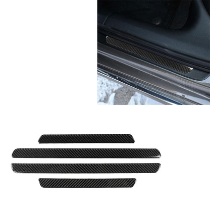 คาร์บอนไฟเบอร์เกณฑ์สติกเกอร์ตกแต่งสำหรับ Audi A6 S6 C7 A7 S7 4G8 2012-2018, ซ้ายและขวา Universal, Threshold