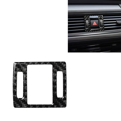 คาร์บอนไฟเบอร์ไฟเตือนสติกเกอร์ตกแต่งสำหรับ Audi A6 S6 C7 A7 S7 4G8 2012-2018, ซ้ายและขวา Universal, Warning Light