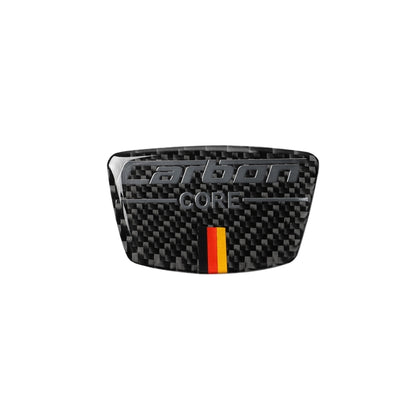 รถคาร์บอนไฟเบอร์ธงเยอรมันรูปแบบเสาประตูสติกเกอร์ตกแต่งสำหรับ Audi TT, ไดรฟ์ซ้ายและขวาสากล, Doorpost German Color