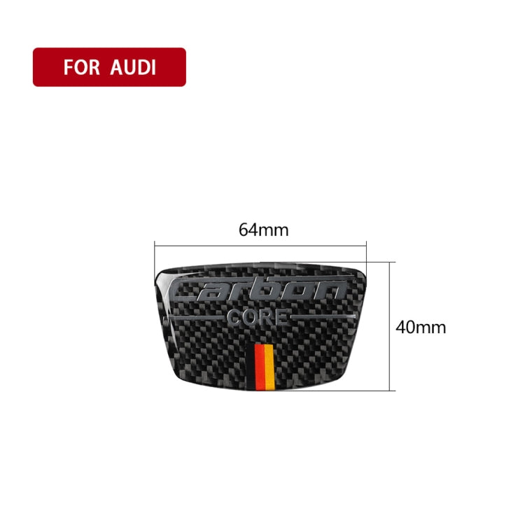 รถคาร์บอนไฟเบอร์ธงเยอรมันรูปแบบเสาประตูสติกเกอร์ตกแต่งสำหรับ Audi TT, ไดรฟ์ซ้ายและขวาสากล, Doorpost German Color