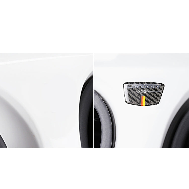 รถคาร์บอนไฟเบอร์ธงเยอรมันรูปแบบเสาประตูสติกเกอร์ตกแต่งสำหรับ Audi TT, ไดรฟ์ซ้ายและขวาสากล, Doorpost German Color