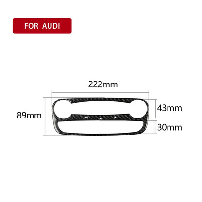 คาร์บอนไฟเบอร์ไฟอ่านหนังสือสติกเกอร์ตกแต่งสำหรับ Audi TT 8n 8J MK123 TTRS 2008-2014, ซ้ายและขวา Universal, Reading Light
