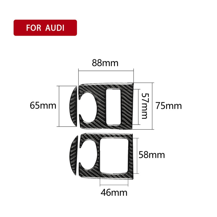 คาร์บอนไฟเบอร์แก้ว Lifter แผงตกแต่งสติกเกอร์สำหรับ Audi TT 8n 8J MK123 TTRS 2008-2014, ขวา, Glass Lifter , Right Drive