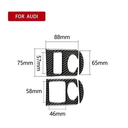 รถคาร์บอนไฟเบอร์แก้วLifterแผงตกแต่งสติกเกอร์สำหรับAudi TT 8n 8J MK123 TTRS 2008-2014,ไดรฟ์ซ้าย, Glass Lifter , Left Drive