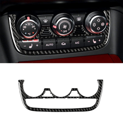 คาร์บอนไฟเบอร์เครื่องปรับอากาศปุ่มสติกเกอร์ตกแต่งสำหรับ Audi TT 8n 8J MK123 TTRS 2008-2014, ซ้ายและขวา Universal, Air Conditioning Button