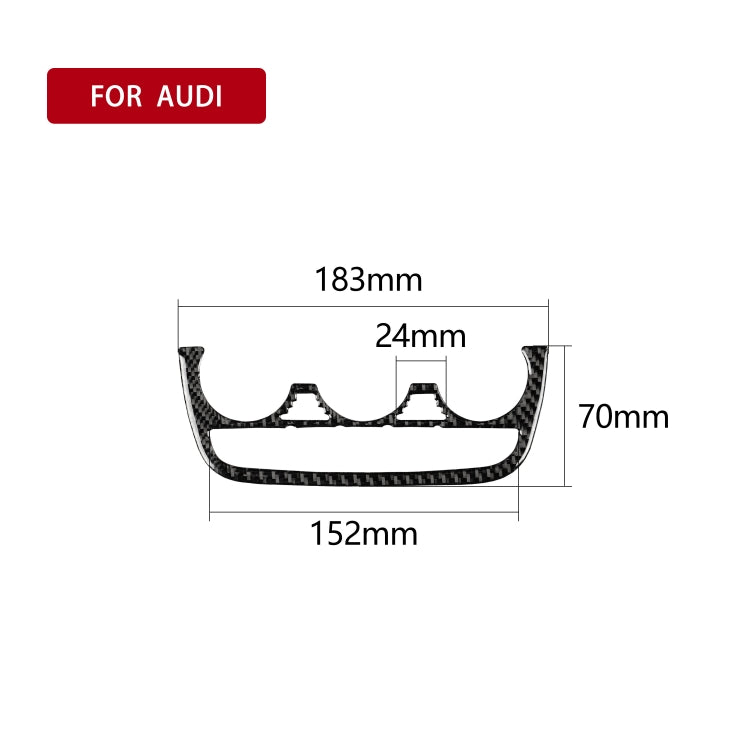 คาร์บอนไฟเบอร์เครื่องปรับอากาศปุ่มสติกเกอร์ตกแต่งสำหรับ Audi TT 8n 8J MK123 TTRS 2008-2014, ซ้ายและขวา Universal, Air Conditioning Button