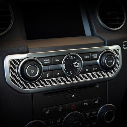 คาร์บอนไฟเบอร์นาฬิกาสติกเกอร์ตกแต่งสำหรับ Land Rover Discovery 4 2010-2016, ซ้ายและขวาไดรฟ์ Universal, Time Clock
