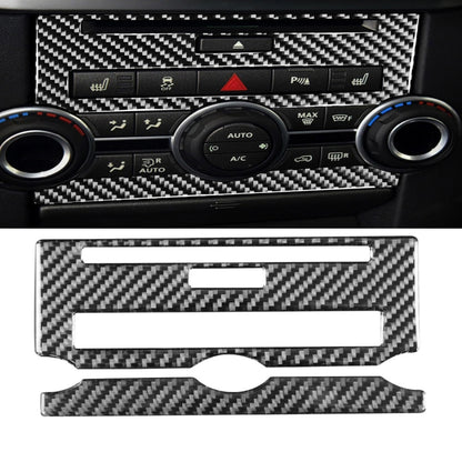 คาร์บอนไฟเบอร์ Central Control CD แผงสติกเกอร์ตกแต่งสำหรับ Land Rover Discovery 4 2010-2016, ซ้ายและขวา Universal, Central Control CD Panel