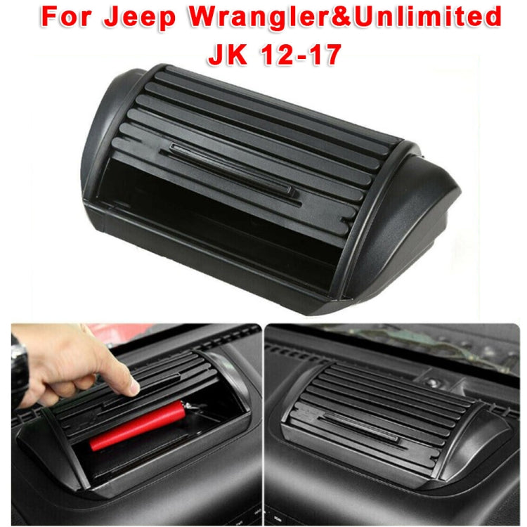แดชบอร์ดรถจัดเก็บกล่อง ABS ถาดคอนโซลกลางสำหรับ JEEP Wrangler และไม่จำกัด JK 2012-2017, For Jeep Wrangler & Unlimited JK 2012-2017