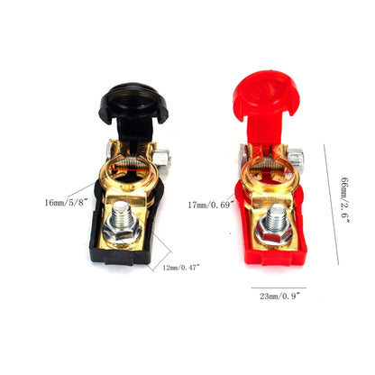 1 คู่รถสายแบตเตอรี่ Terminal Clamps Connectors คลิปแบตเตอรี่, 1 Pair  Battery Clip