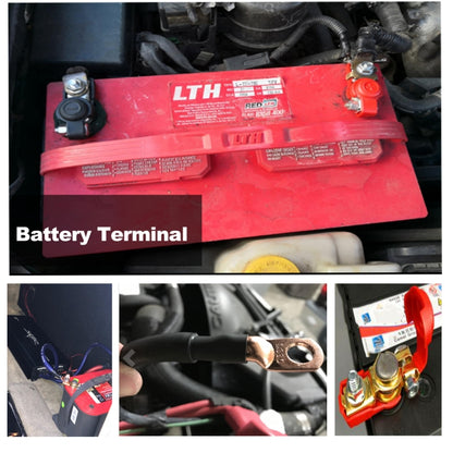 1 คู่รถสายแบตเตอรี่ Terminal Clamps Connectors คลิปแบตเตอรี่, 1 Pair  Battery Clip