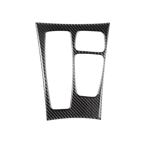 รถคาร์บอนไฟเบอร์สีทึบแผงเกียร์สติกเกอร์ตกแต่งสำหรับ BMW X5 2008-2013 / X6 2009-2014, การกำหนดค่าระดับต่ำไดรฟ์ซ้าย, Gear Panel