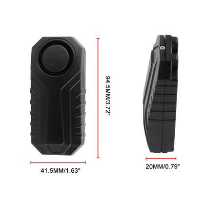 Wireless Anti-Theft Vibration รถจักรยานยนต์ จักรยานกันน้ำ Security Bike Alarm พร้อมรีโมท, MB-AH024