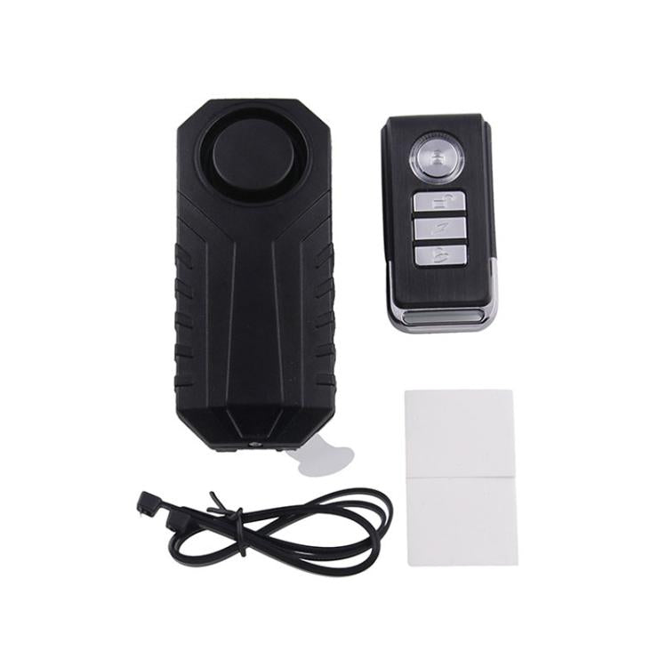 Wireless Anti-Theft Vibration รถจักรยานยนต์ จักรยานกันน้ำ Security Bike Alarm พร้อมรีโมท, MB-AH024
