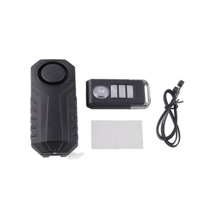 Wireless Anti-Theft Vibration รถจักรยานยนต์ จักรยานกันน้ำ Security Bike Alarm พร้อมรีโมท, MB-AH024