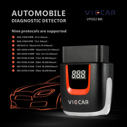 Viecar VP002 รถ Mini OBD Fault Detector V1.5 WiFi เครื่องมือวินิจฉัย, VP002