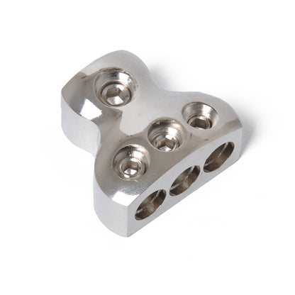 เครื่องเสียงรถยนต์ 3 ทิศทาง AMP Power/GROUND CABLE Splitter Distribution BLOCK 4GA, 3-Way
